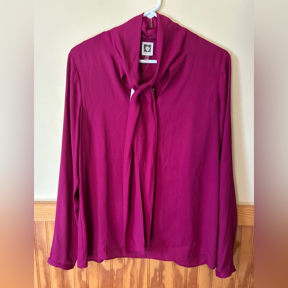 NWT Anne Klein Berry Blouse - Picture 5 of 6